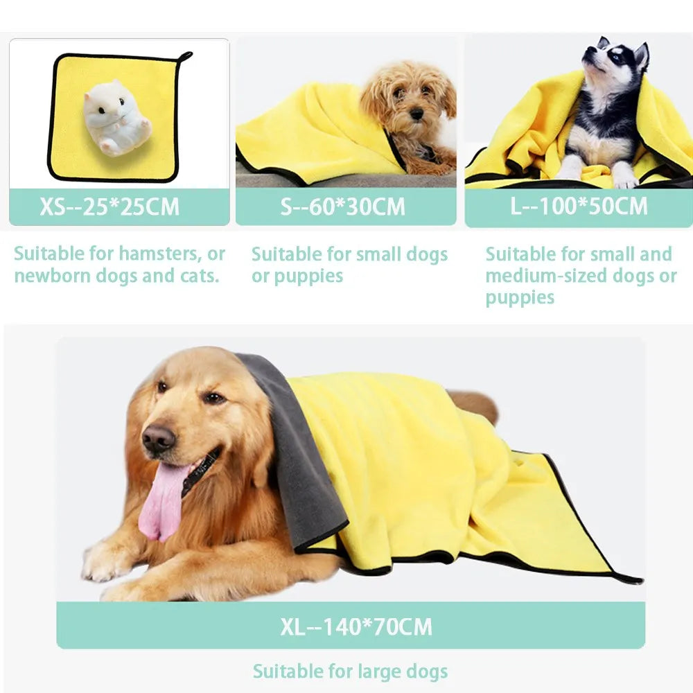 Quick-Dry Pet Towels