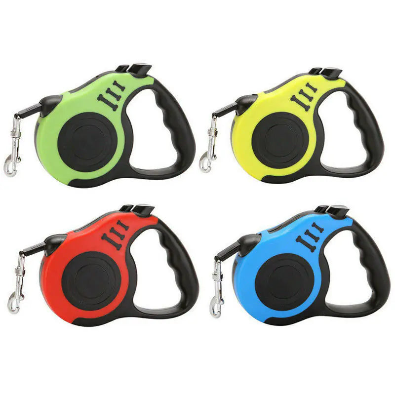 16.5' Automatic Retractable Dog Leash Pet Collar