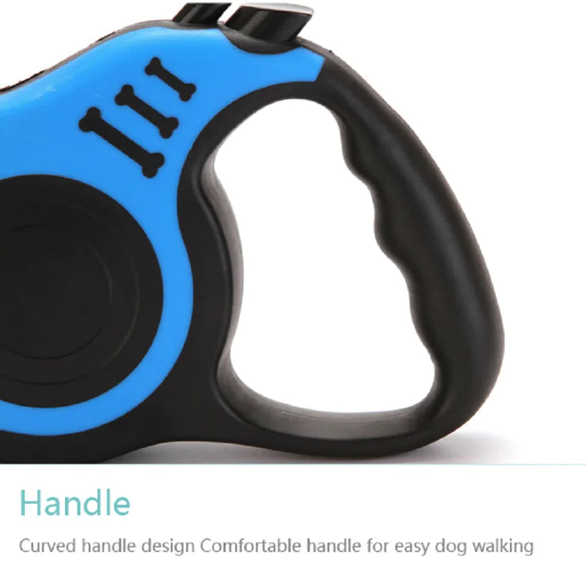 16.5' Automatic Retractable Dog Leash Pet Collar