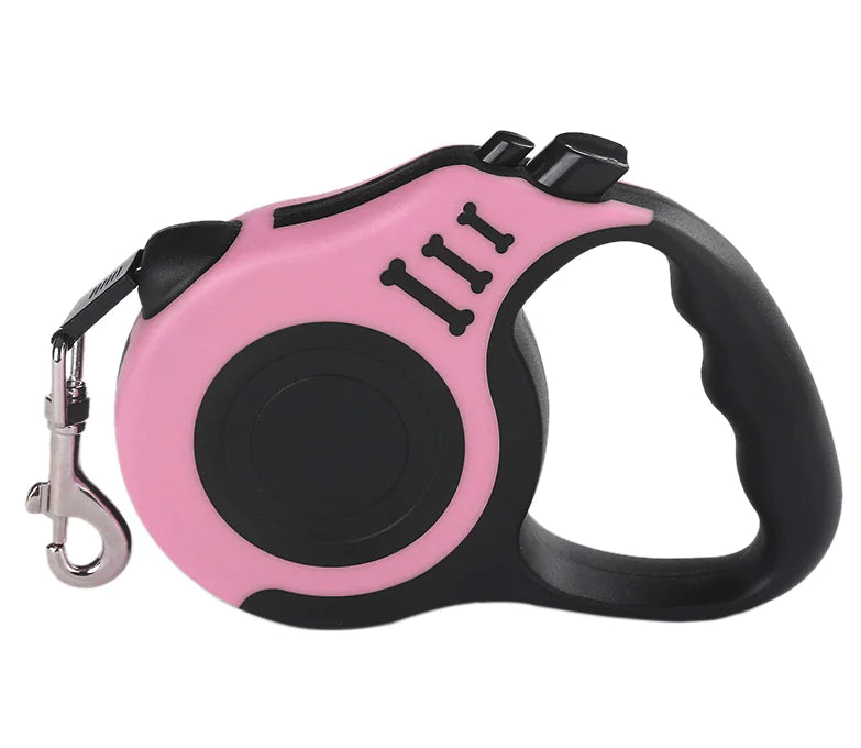 16.5' Automatic Retractable Dog Leash Pet Collar